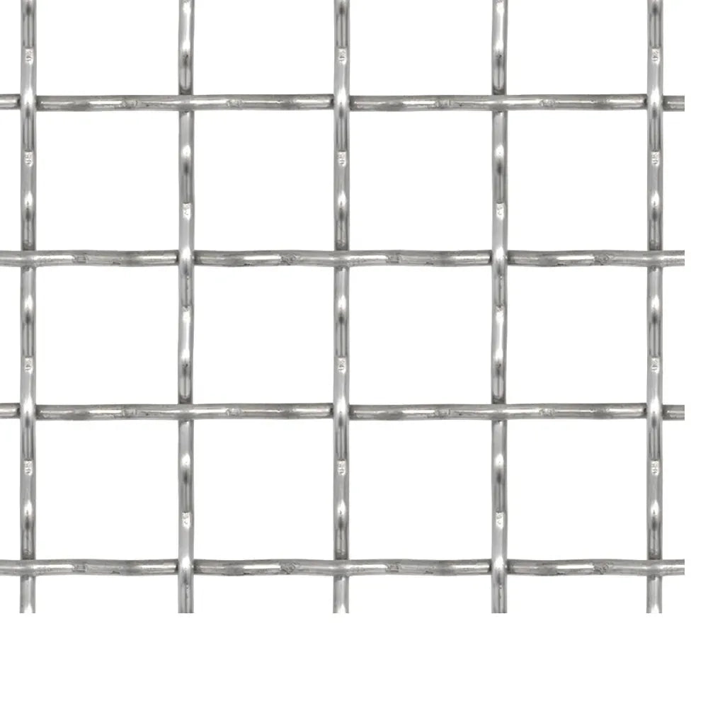 Recinzione da Giardino | Recinzione in Rete Modulare in Acciaio Inox 50x50 cm 11x11x2 mm
