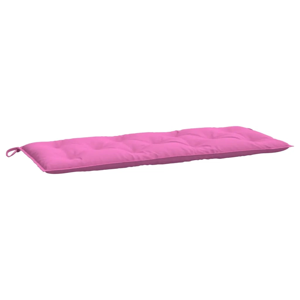 Cuscino per Panca da Giardino-Cuscini per panchina da esterno Rosa 120x50x7 cm in Tessuto