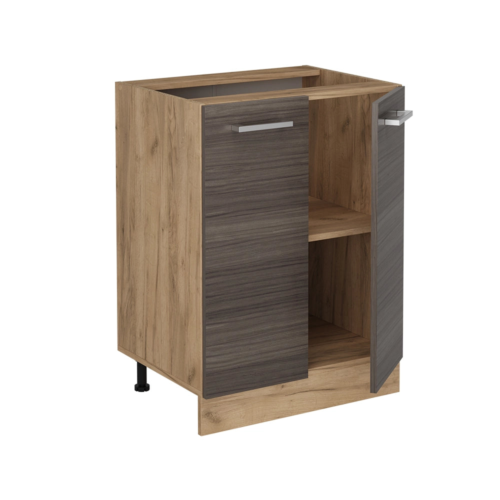 Vicco Mobiletto base cucina Grigio nobile 60 cm PL Marmo