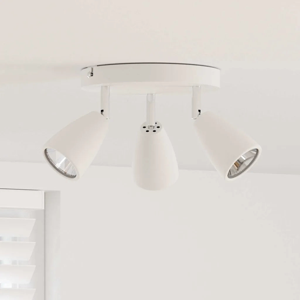 Faretto da soffitto Bianco 19 x 19 x 14,5 cm Metallo 4108214