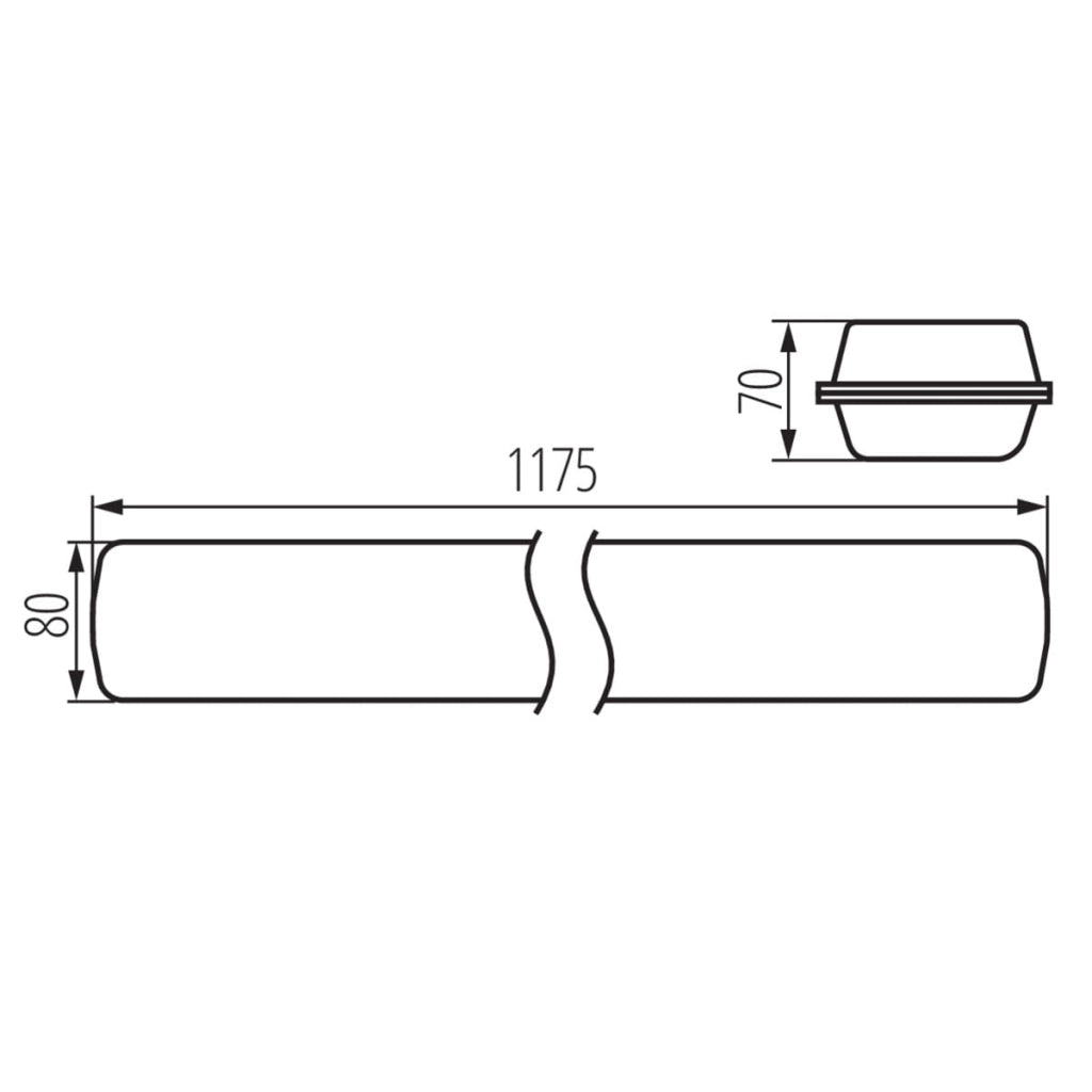 Kanlux plafoniera MAH 22607 LED 38W 4000K IP65 117cm