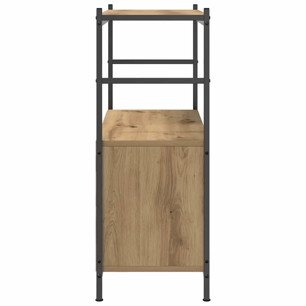 Libreria-Scaffale per Libri-Mobile di Stoccaggio rovere artigianale 80 x 30 x 78.5 cm Legno multistrato