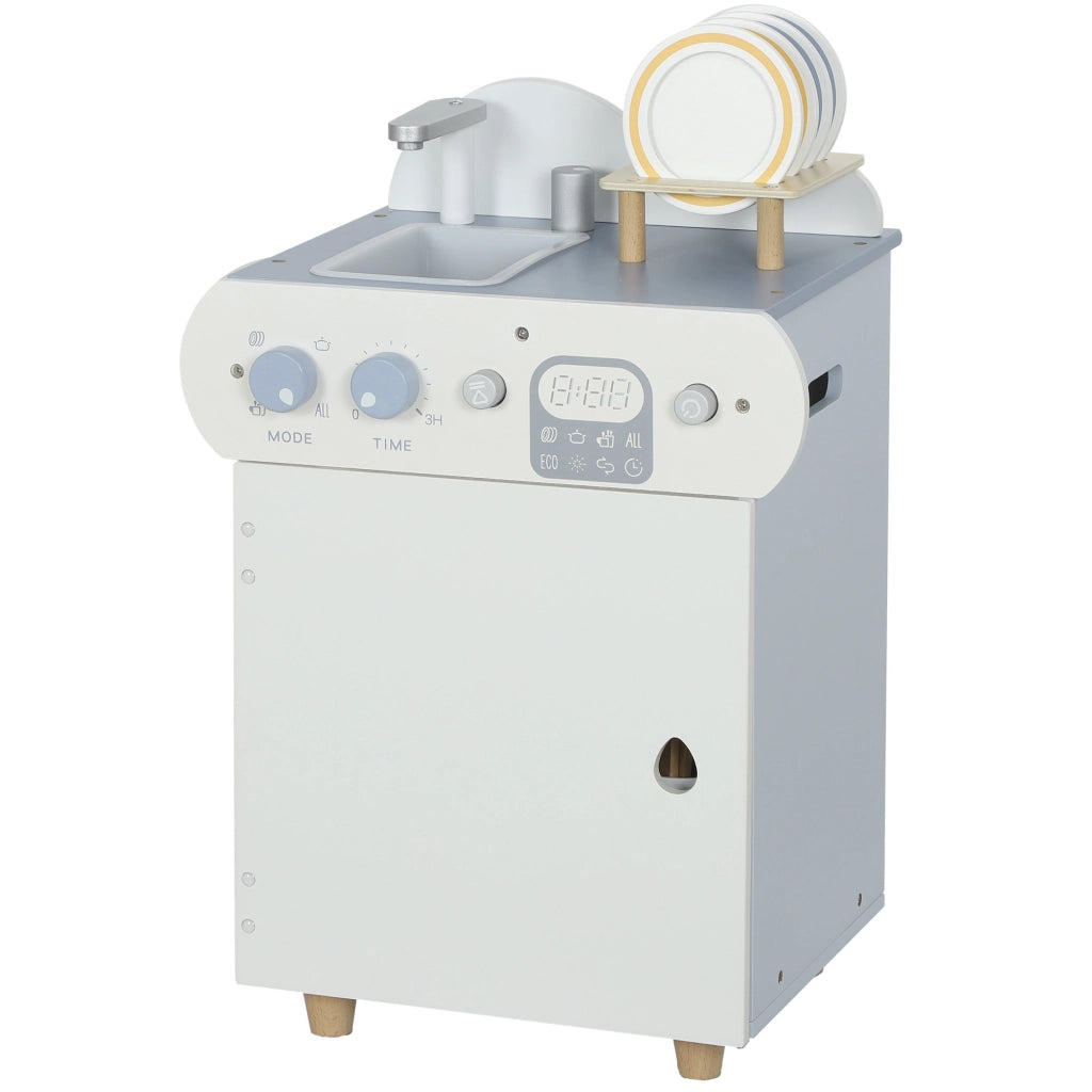 Cucina Giocattolo per Bambini ¨C Minimal ¨C Legno MDF, Colore Blu Chiaro