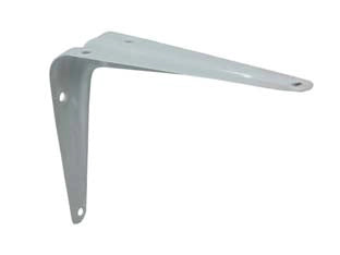MENSOLA NERVATA- - mm.300x350 colore bianco - 24 pezzi QUALITY