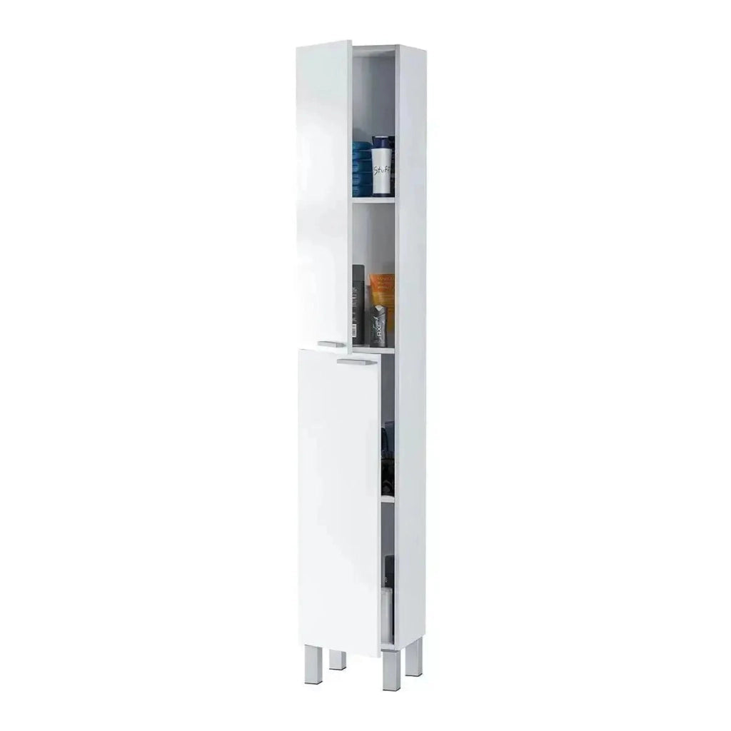 Colonna bagno sospesa due ante 30x25x182h bianco