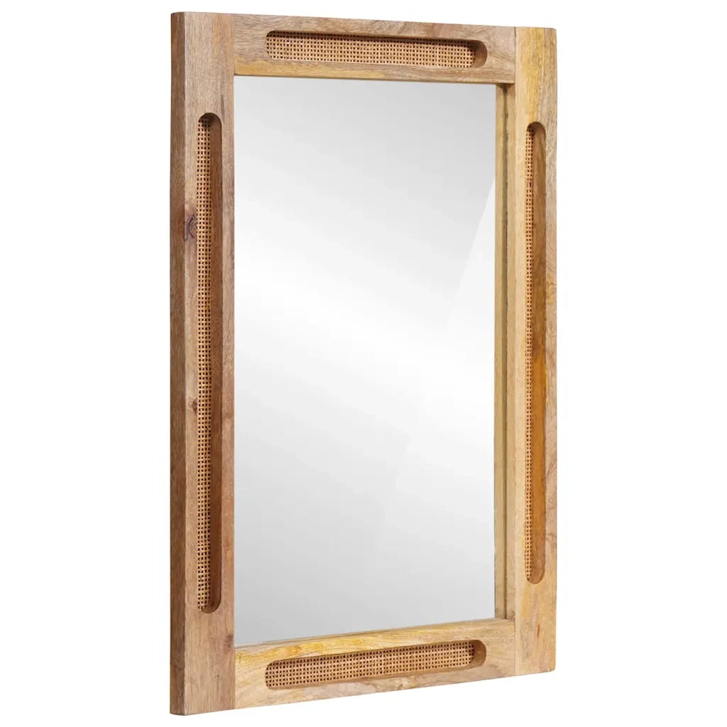 Specchio da Bagno | Specchio decorativo con specchio Marrone 50 x 2,5 x 70 cm