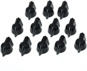 Mini Capocchiere Vintage - 12 pezzi - Nero - Dimensione Piccola
