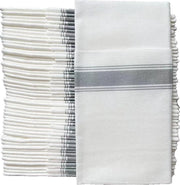 Serviette da tavola, serviette in lino con tasca, serviette con tasca metallica, 16x16,5 pollici, confezione da 100