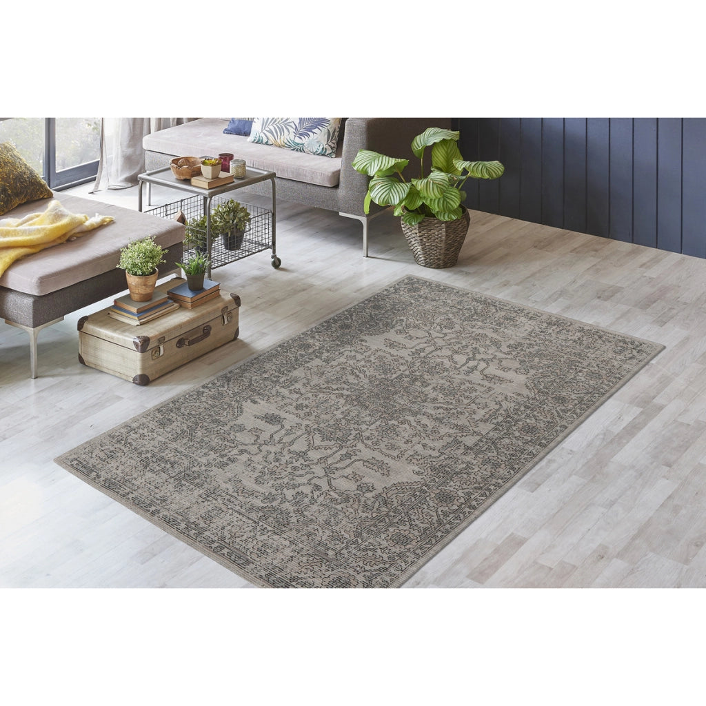 Tappeto Vintage Perry 325 Verde e Taupe