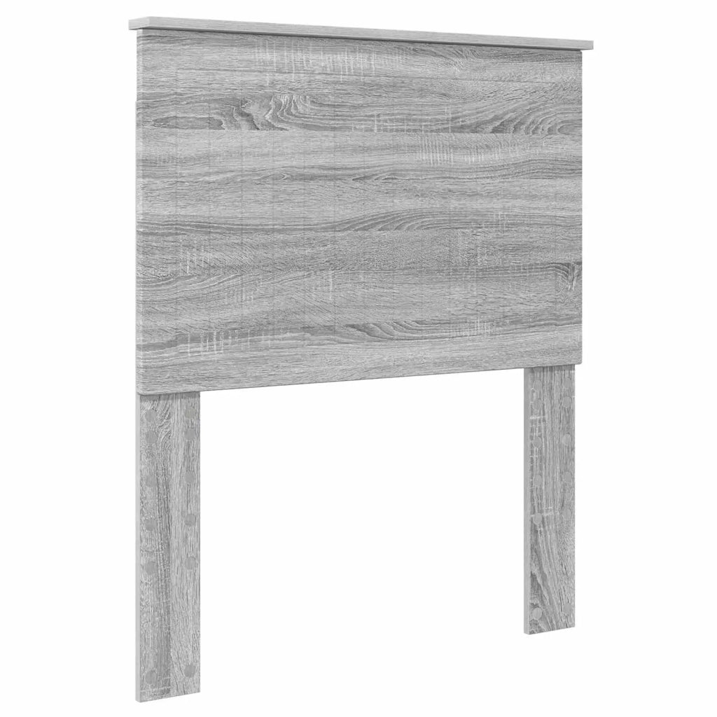 Testiera | Testata con Testiera | Testata Grigio Sonoma 80 cm Legno multistrato