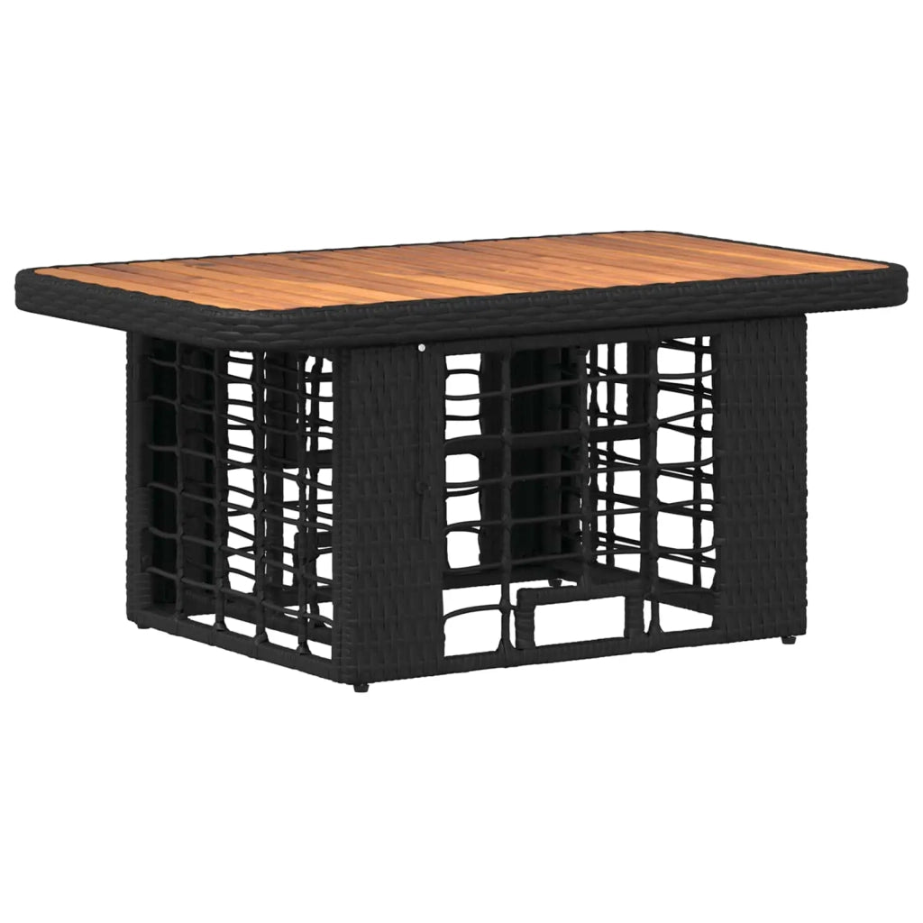 Set da Pranzo per Giardino con cuscino 3 pcs Nero e Grigio 42026760