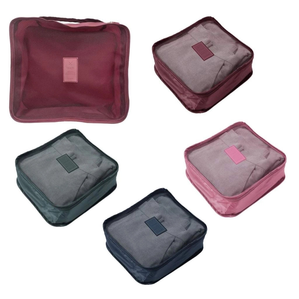1 Pezzo Set 2 Pezzi Borsello Organizer Viaggio 30 x 27 x 10 cm 4 Colori