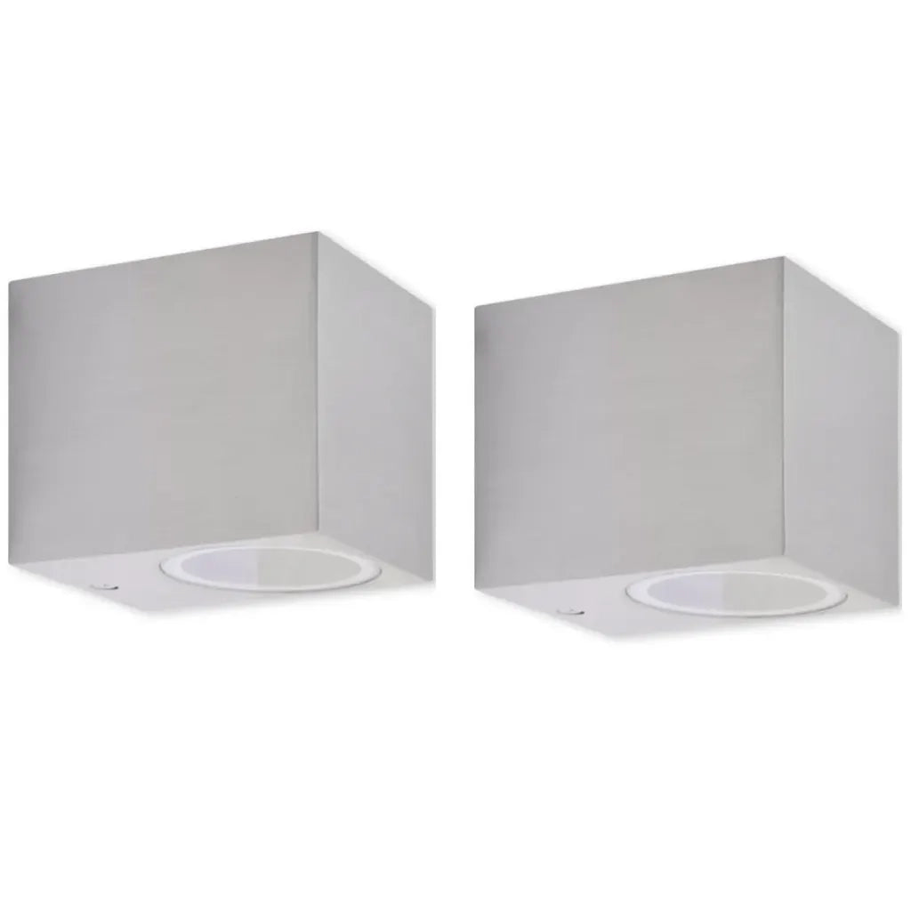 Luce da Parete per Esterno a Cubo 2 pz CFW3521548