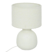 Lampada rotonda "Lali" bianca H43 cm