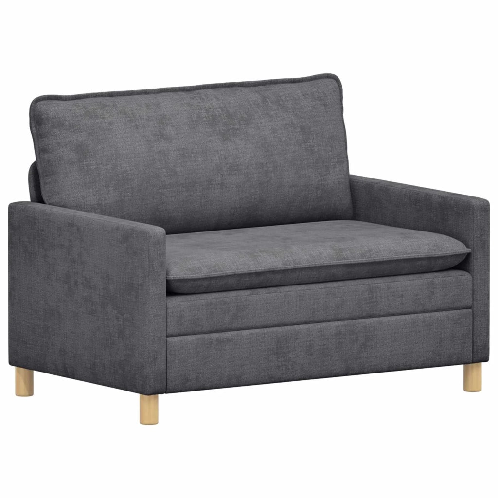 Set di divani 2 pcs Grigio Scuro Poliestere 3417049