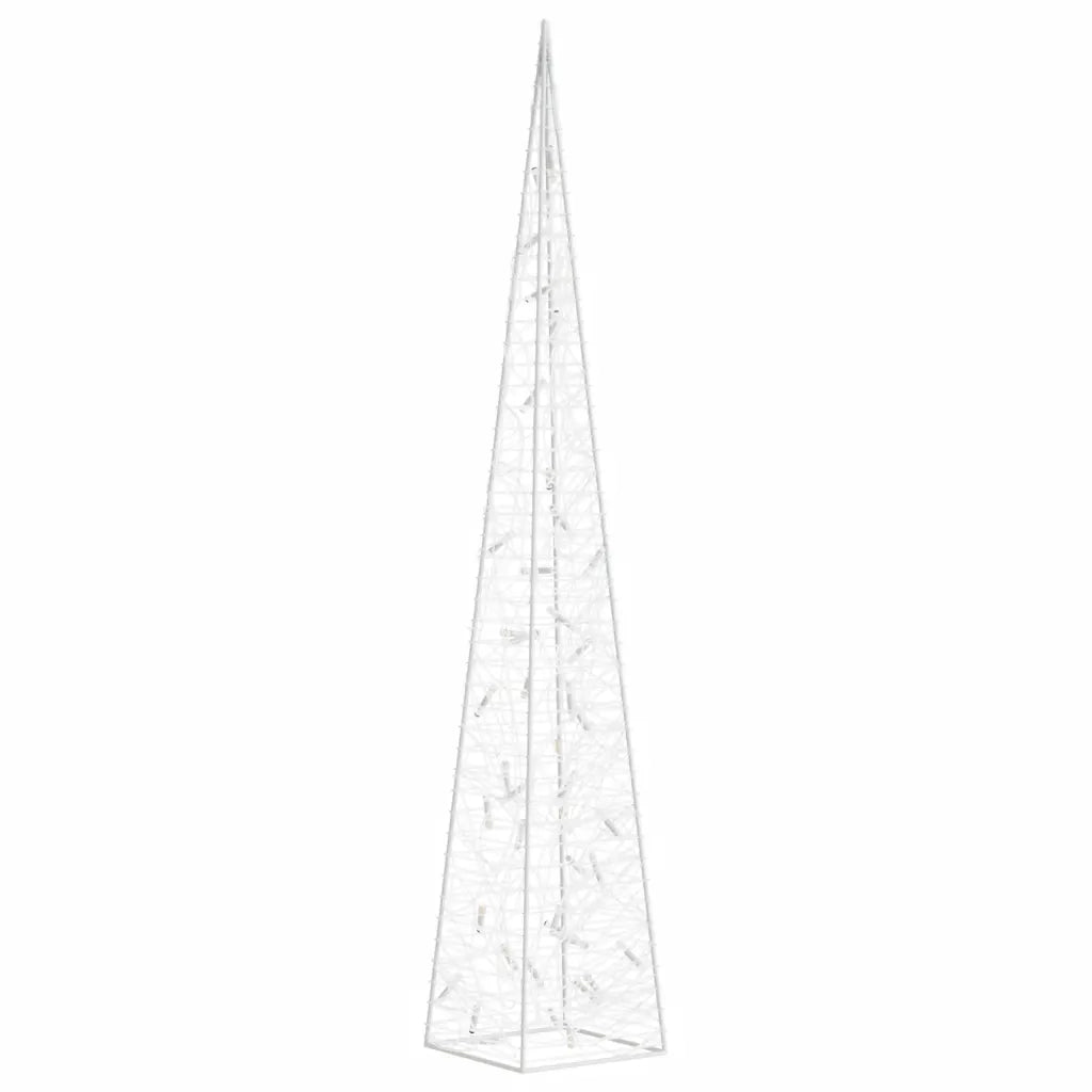 Cono di Luce LED Decorativo Acrilico Blu 90 cm 328961