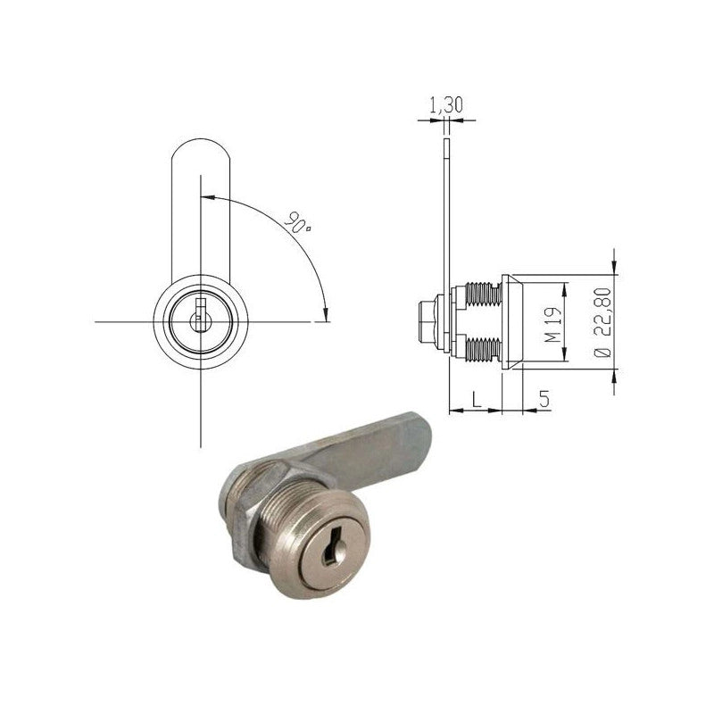 Cilindro Levetta Mm 25 165631 Omr