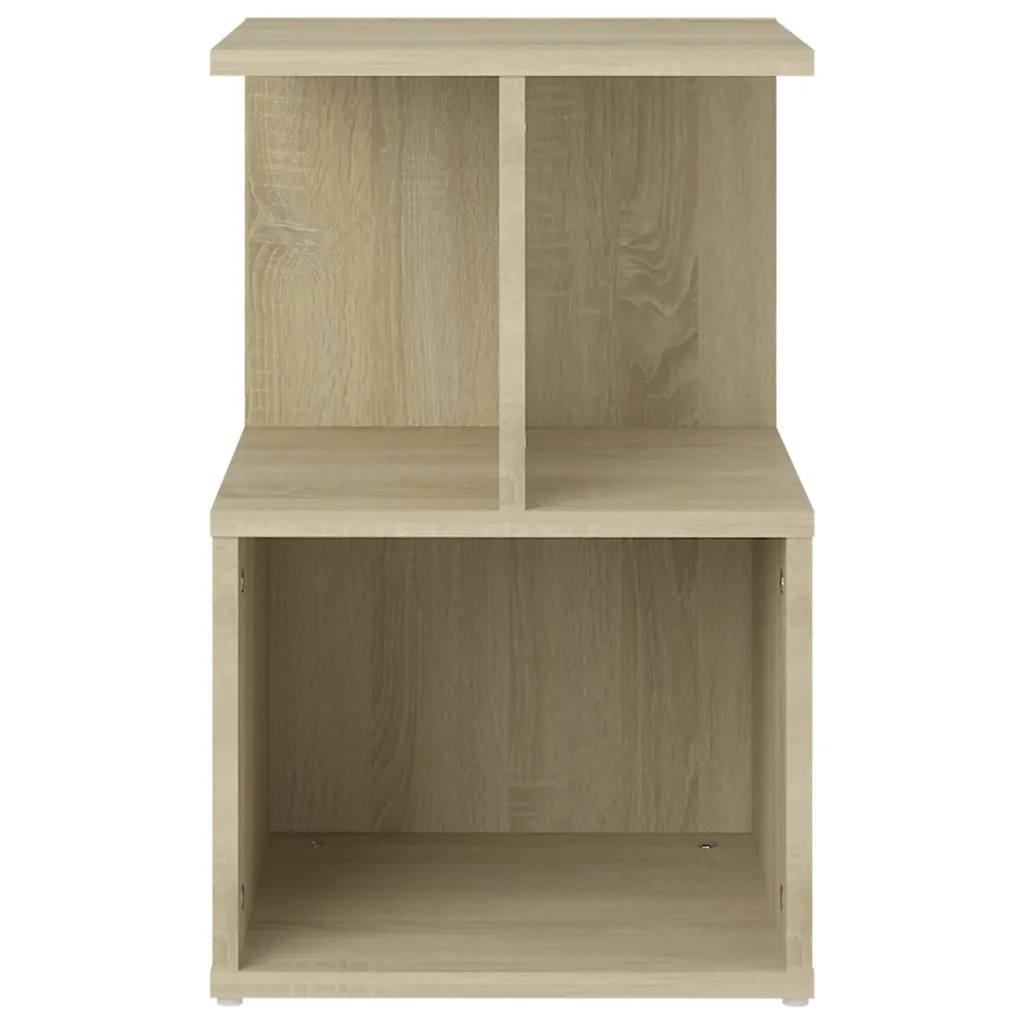 Comodino Rovere Sonoma 35x35x55 cm in Legno Multistrato 806352