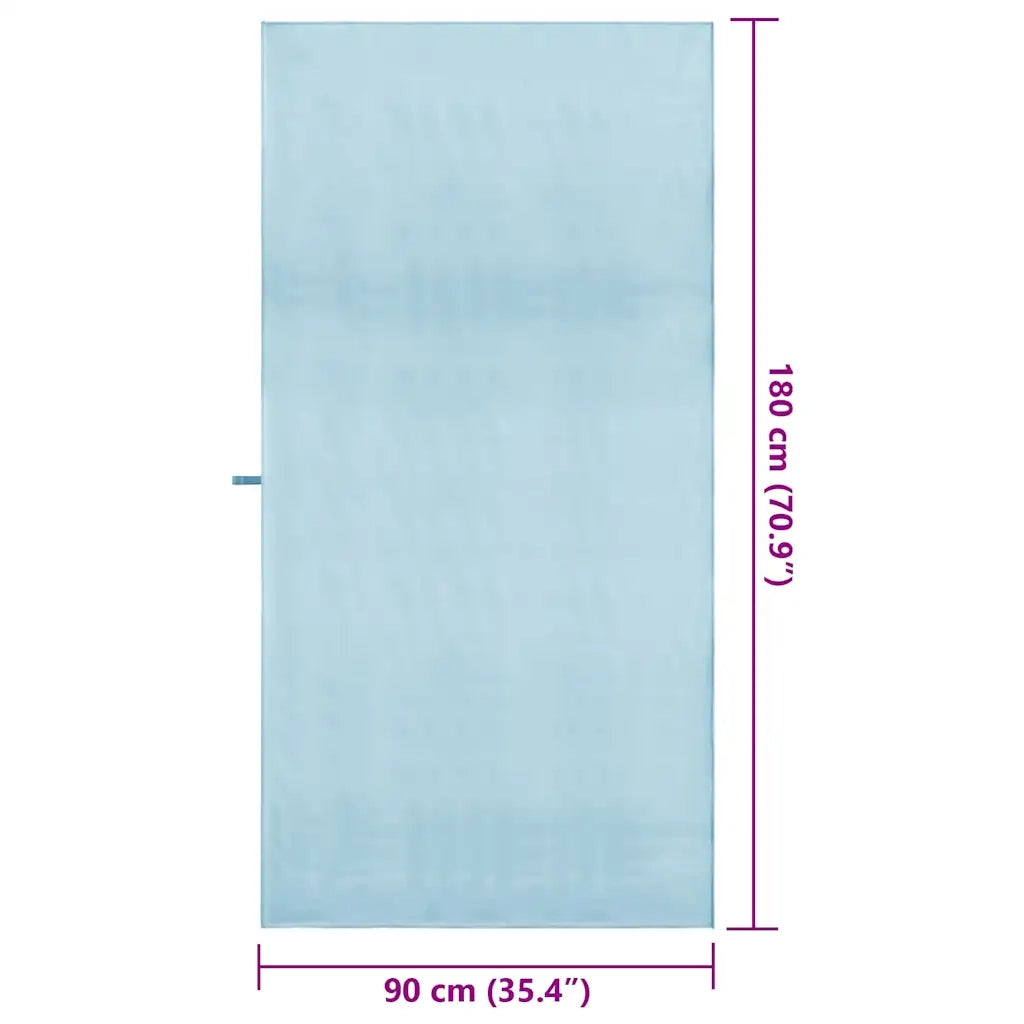 Asciugamani Sportivi 2 pcs Blu 180 x 90 cm 42011475