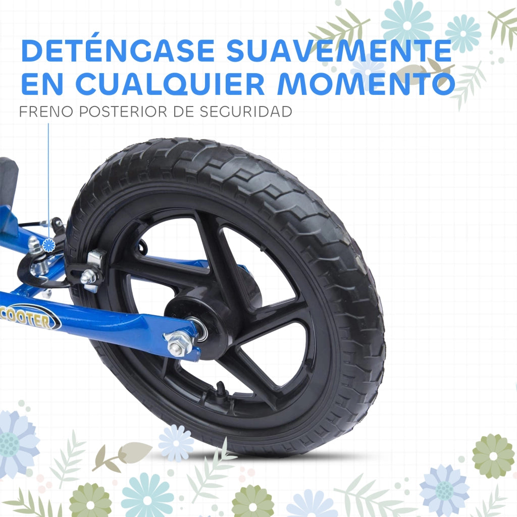 Pattinino Bambini 5-12 Anni ¨C zephmum ¨C Blu 120x52x80-88 cm