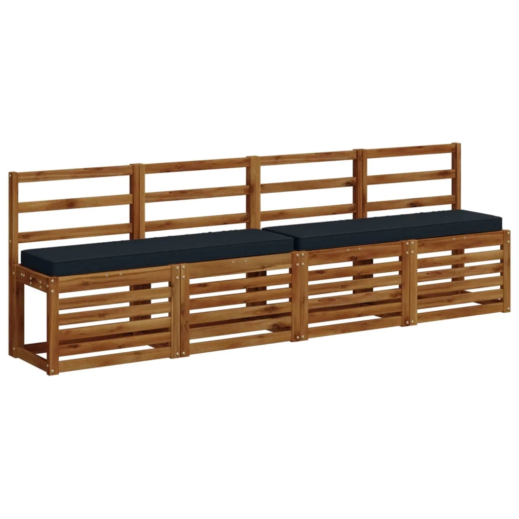 Cuscini per Panchina a 2 Pezzi VUGHT 2 pcs 100% Poliestere 950543