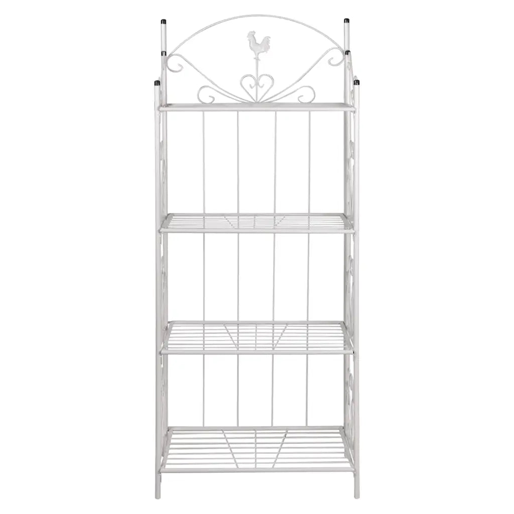 Supporto per Piante Quadrato Bianco 40781