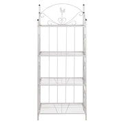 Supporto per Piante Quadrato Bianco 40781