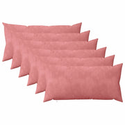 Cuscino con cuscino HEERLEN 6 pz Rosa Velluto 925296