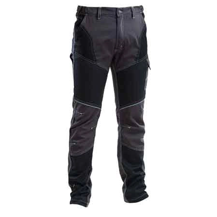 PANTALONE DA LAVORO STRETCH GRIGIO Tg. XXL