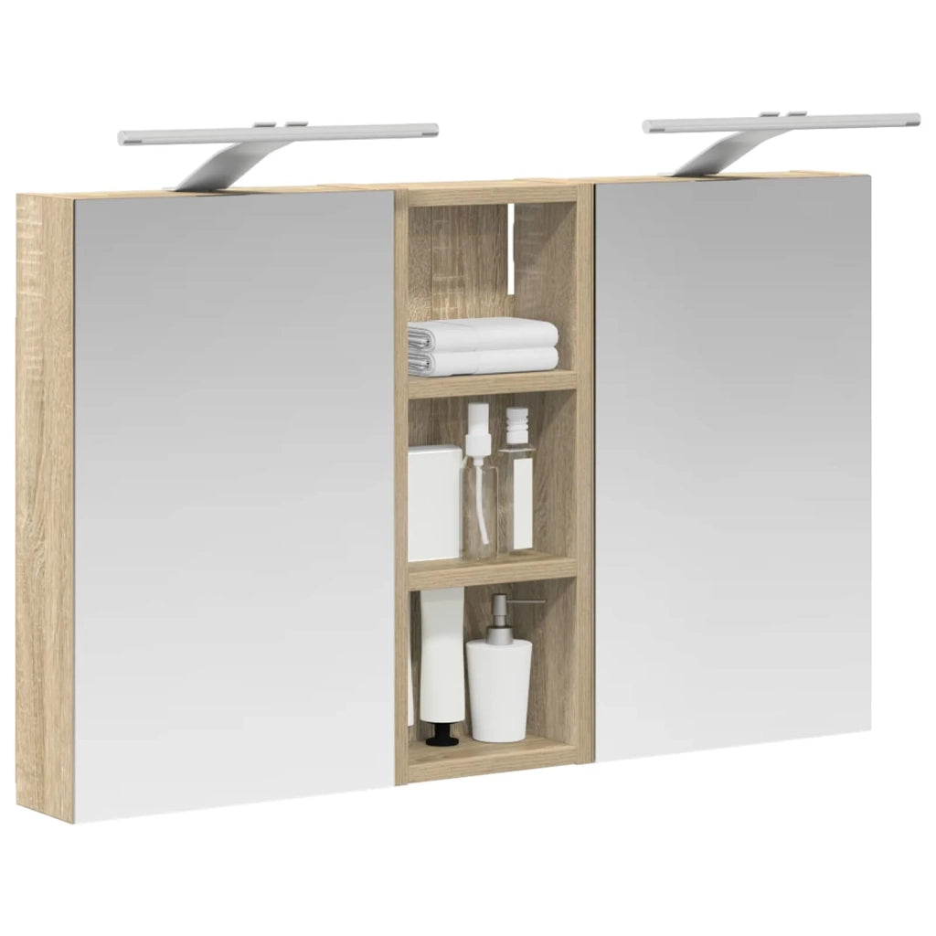 Set di Armadi da Bagno con lo scaffale 3 pcs 80 x 10,5 x 50 cm 3403658