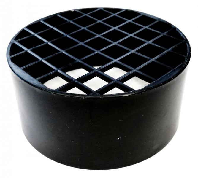 GRIGLIA ASPIRAZIONE D.80 PLASTICA PPS NERA