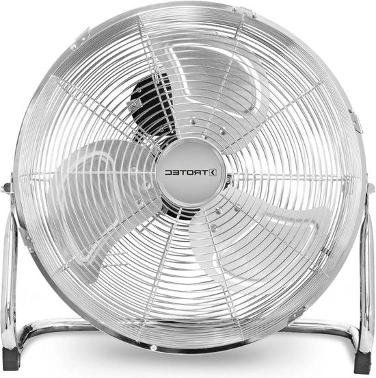 Ventilatore per pavimenti con 3 velocità e piede antiscivolo per una posizione sicura
