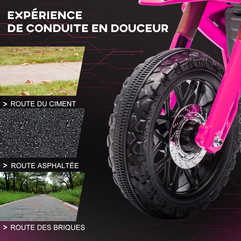 Moto per Bambini Elettrica ¨C Minimal ¨C Rosa