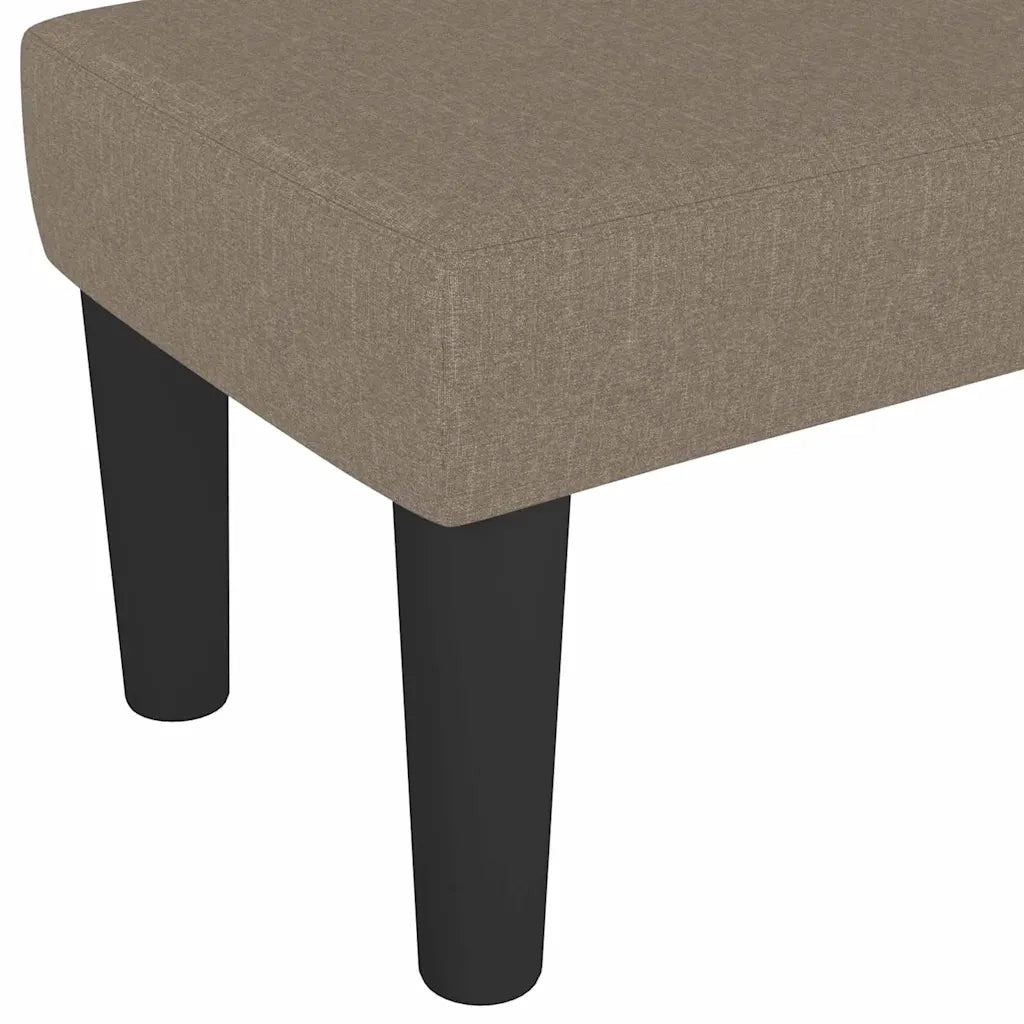 Panca-Sgabello Tortora 100x30x30 cm in Tessuto 311454