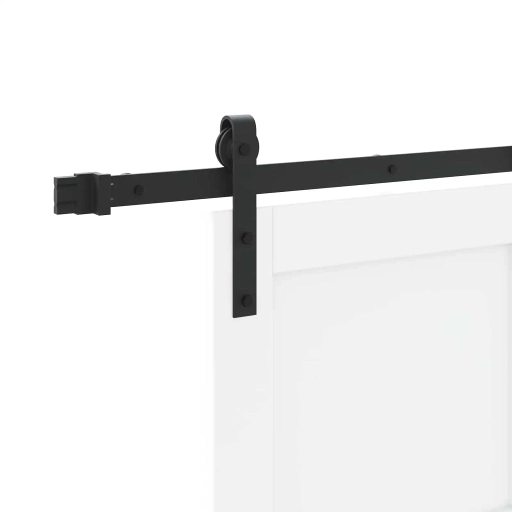 Porta scorrevole Bianco e Nero 83 x 232 cm 3445410