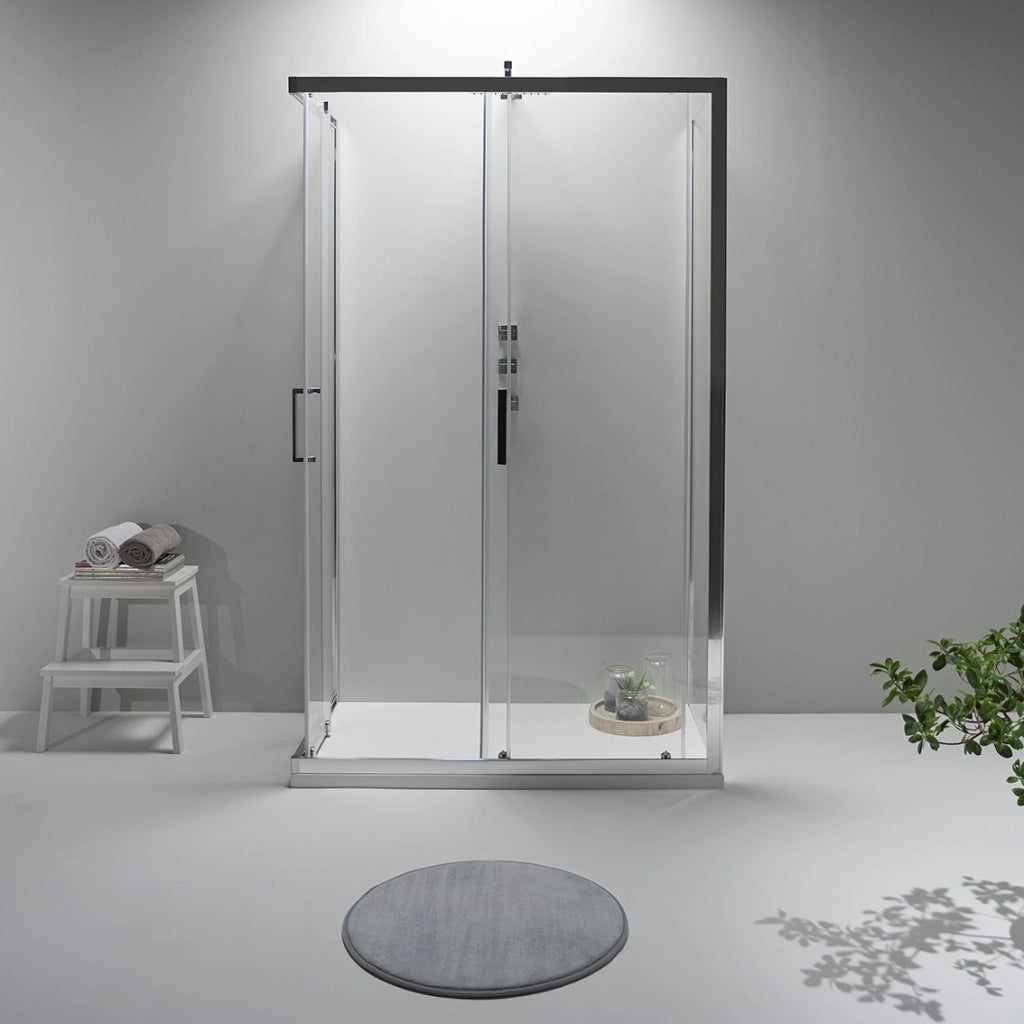 Box Doccia Elite Tre Lati 70x80x70 Cm Scorrevole Trasparente