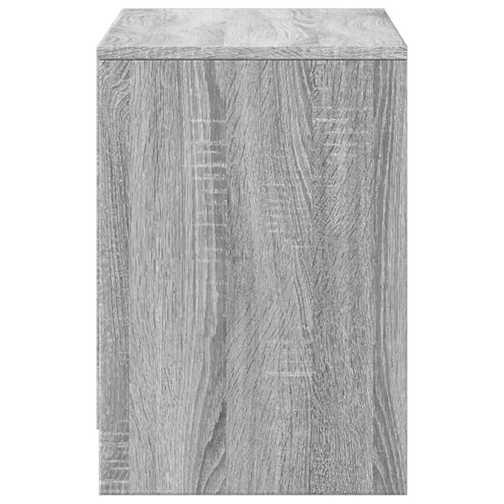 Mobile Porta TV con LED-Credenza per TV Grigio Sonoma 100x34x50cm in Truciolato 423916