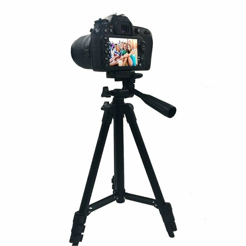 Trade Shop - Treppiedi Universale Alluminio Tripode Cavalletto 102cm Smartphone Fotocamera -