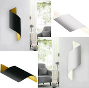 Applique moderno lampada illuminazione per parete da Muro Moderno Led Attacco G9 bianco Led luce Bianco naturale 4000K