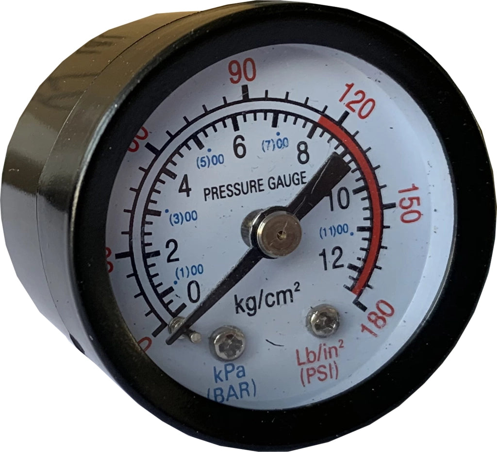 MANOMETRO DI RICAMBIO PER COMPRESSORE 6 LT  40 mm - per codice 0077002 - CARDINALE