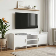 Mobile TV 130 x 33 x 47 cm Bianco Legno ingegnerizzato 8011171