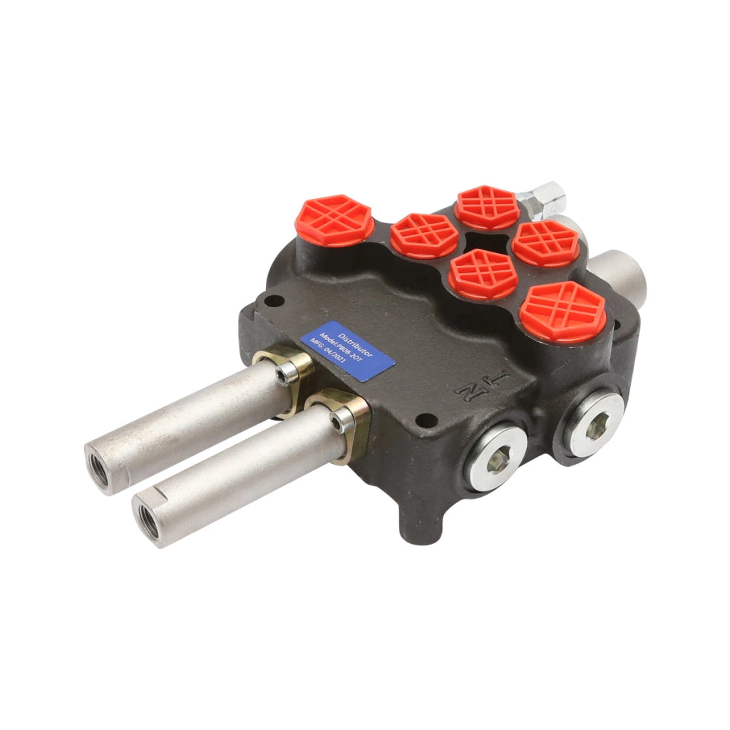 DISTRIBUTORE OLEODINAMICO  P80 per cavo joystick a 2 circuiti