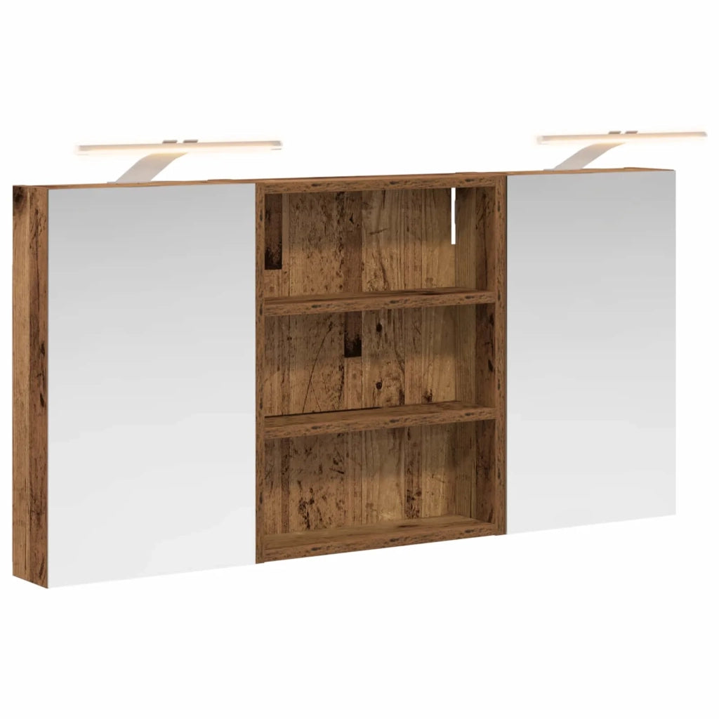 Set di Armadi da Bagno con lo scaffale 3 pcs 100 x 10,5 x 50 cm 3403694