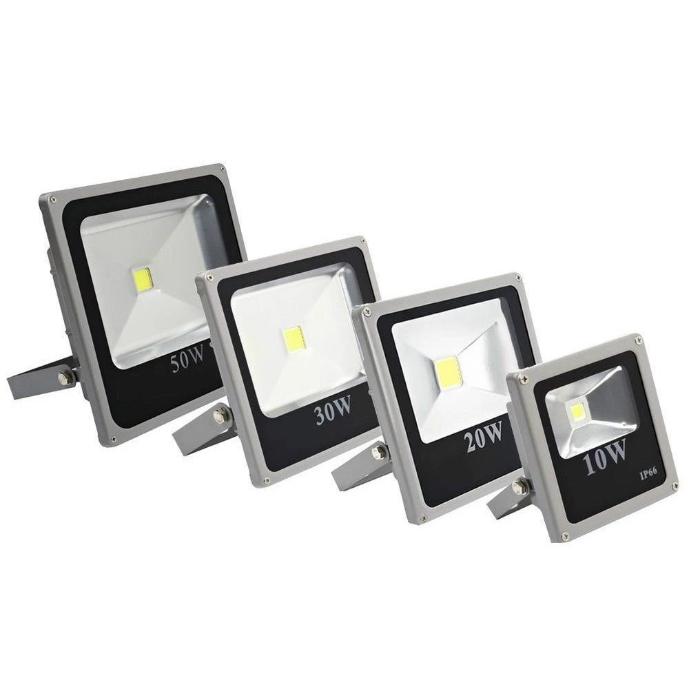 Trade Shop - Faro Led Faretto Slim Alta Luminosita' Luce Bianca 10 20 30 50 80 100 120 W Ip65 -  80 Watt