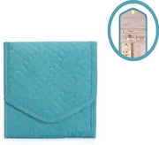 Organizzatore di gioielli - Mini-verde - 1 pezzo - 41*14*1cm - scatola per gioielli - borsa di stoccaggio per gioielli - Organizzatore di viaggio per anelli, orecchini, collane, orologi