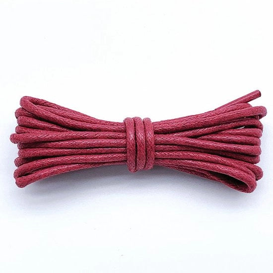 2 paia cordoni in cotone di 100 cm di lunghezza - Cordoni rotondi di 2,5 mm - Cordoni robusti rotondi - Cordoni duraturi - Cordoni per stivali - Cordoni in pelle impermeabili - Per scarpe e stivali eleganti