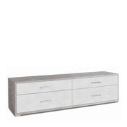Mobile 4 Cassetti Kit Cemento cm 179x47x50h - Sarmog
