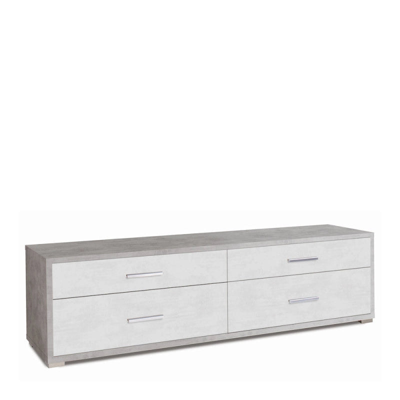 Mobile 4 Cassetti Kit Cemento cm 179x47x50h - Sarmog