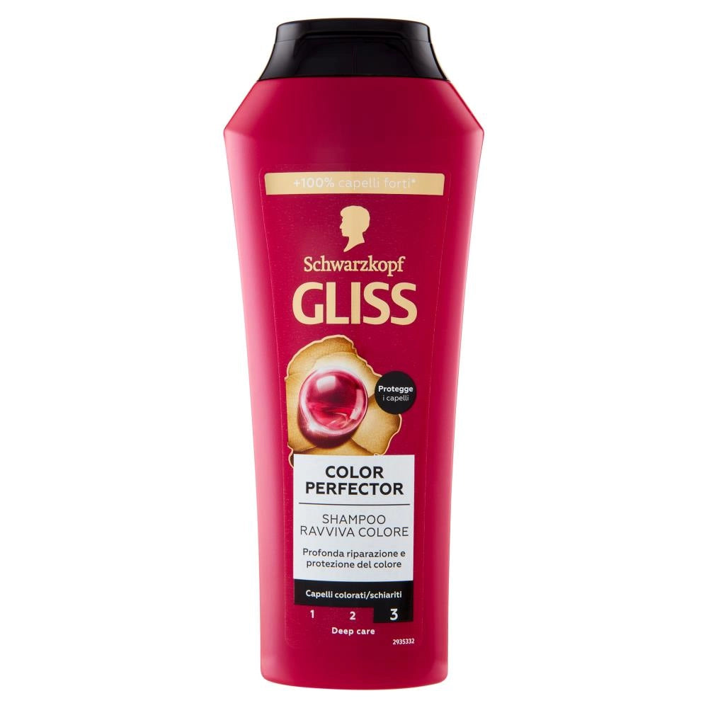 GLISS COLOR CONFEZIONE DA 3 PERFECTOR SHAMPOO RAVVIVA COLORE 250 ML