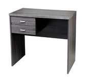 ERMES SCRIVANIA PER UFFICIO IN LEGNO CON 2 CASSETTI 80 X 40X 76 CM WENGÈ